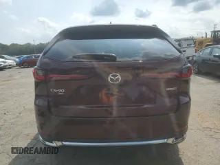2024 Mazda CX-90 Premium Plus with VIN JM3KKEHD6R1100528, listed as a Copart auction lot 59293835 with 29,241 mi miles and Salvage title. Bid and sale history available at DreamBid. Image 6.
