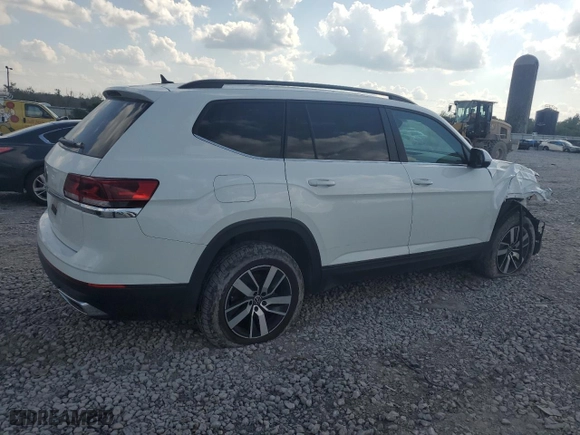 2022 Volkswagen Atlas 2.0T SE with VIN 1V2DP2CA5NC550196, listed as a Copart auction lot 72036934 with 66,495 mi miles and Salvage Title. Bid and sale history available at carsss.com. Image 3.
