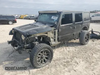 2018 Jeep Wrangler JK Unlimited Sport S with VIN 1C4BJWDGXJL908746, listed as a Copart auction lot 75881844 with 69,805 mi miles and Salvage Title. Bid and sale history available at carsss.com. Image 1.
