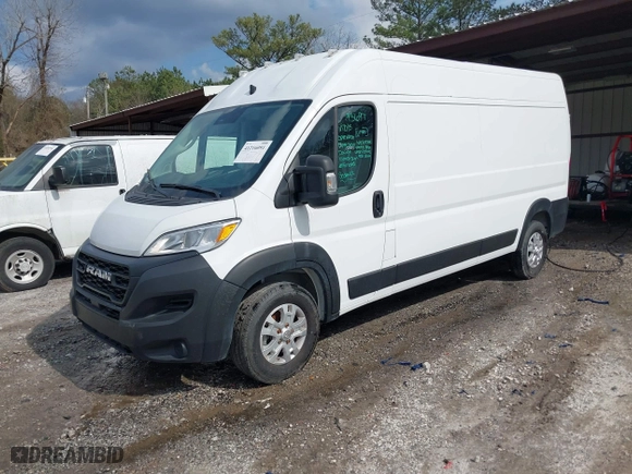 2023 Ram ProMaster Cargo Van with VIN 3C6LRVDG0PE518352, listed as a IAAI auction lot 41216091 with 53,551 mi miles. Bid and sale history available at carsss.com. Image 18.