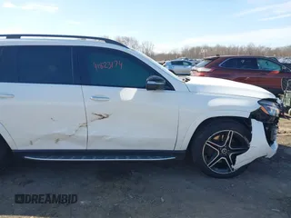 2021 Mercedes-Benz GLS 580 with VIN 4JGFF8GE9MA566937, listed as a IAAI auction lot 41823174 with 61,404 mi miles and . Bid and sale history available at DreamBid. Image 6.