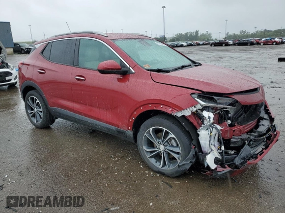2020 Buick Encore GX Select with VIN KL4MMESL4LB131624, listed as a Copart auction lot 61785604 with 24,997 mi miles and Salvage title. Bid and sale history available at DreamBid. Image 4.