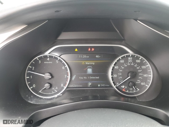 2016 Nissan Murano S with VIN 5N1AZ2MH8GN114665, listed as a Copart auction lot 51052195 with 165,264 mi miles and Salvage Title. Bid and sale history available at carsss.com. Image 9.