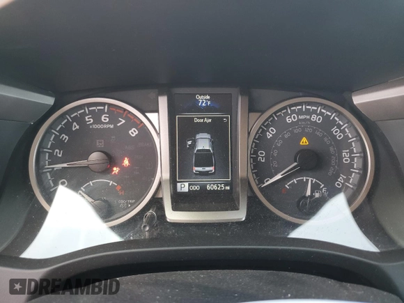2021 Toyota Tacoma 4WD SR5 with VIN 3TMDZ5BN1MM110846, listed as a Copart auction lot 47306845 with 60,625 mi miles and Salvage Title. Bid and sale history available at carsss.com. Image 9.