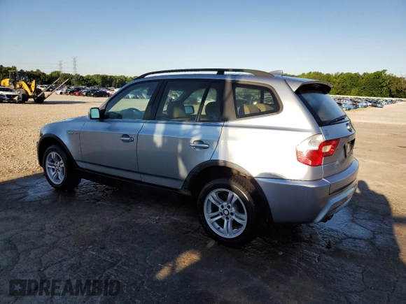 2006 BMW X3 3.0i with VIN WBXPA93426WD29261, listed as a Copart auction lot 55675195 with 116,839 mi miles and Clean Title. Bid and sale history available at DreamBid. Image 2.