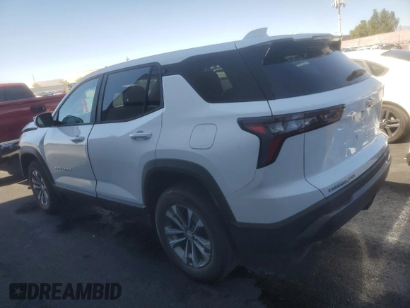 2025 Chevrolet Equinox AWD LT with VIN 3GNAXPEGXSL323967, listed as a Copart auction lot 61102035 with 2,957 mi miles and Clean title. Bid and sale history available at DreamBid. Image 2.