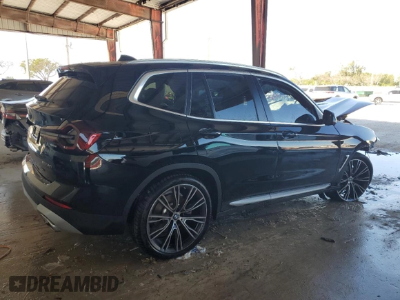 2024 BMW X3 sDrive30i with VIN WBX47DP08RN286581, listed as a Copart auction lot 42040215 with 5,660 mi miles and Non Repairable. Bid and sale history available at DreamBid. Image 3.