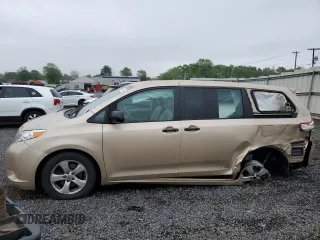 2011 Toyota Sienna z VIN 5TDZK3DC2BS150733, wystawiony jako Copart lot #55723295 z przebiegiem 75 703 mil mil oraz Czysty tytuł • Clean title. Historia ofert i sprzedaży dostępna na DreamBid. Obrazek 1.
