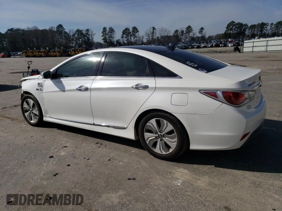 2015 Hyundai Sonata Hybrid Limited with VIN KMHEC4A43FA108407, listed as a Copart auction lot 40350143 with 127,631 mi miles. Bid and sale history available at carsss.com. Image 2.