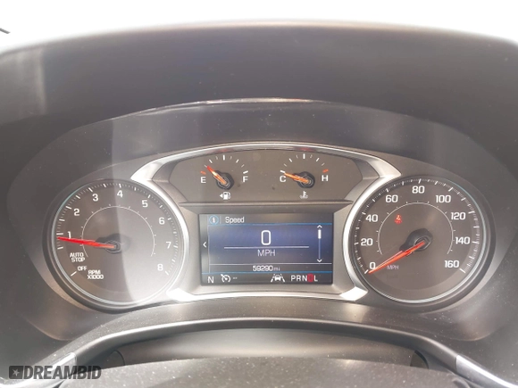 2020 Chevrolet Equinox LT with VIN 3GNAXTEV3LL256461, listed as a IAAI auction lot 41859943 with 59,290 mi miles. Bid and sale history available at carsss.com. Image 7.