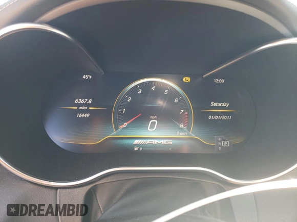 2020 Mercedes-Benz C 63 S AMG with VIN WDDWJ8HB4LF950655, listed as a Copart auction lot 37821913 with 16,449 mi miles and . Bid and sale history available at DreamBid. Image 9.