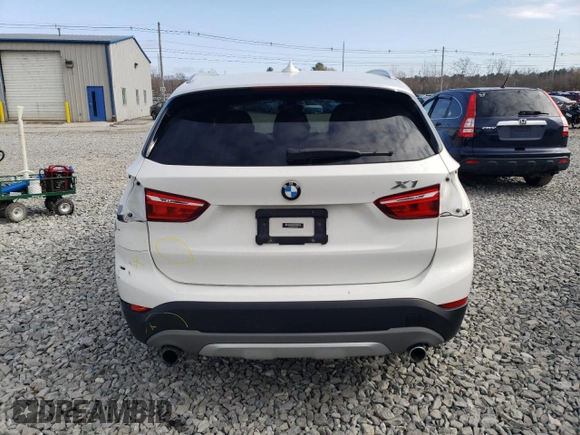 2017 BMW X1 xDrive28i with VIN WBXHT3C32H5F76601, listed as a Copart auction lot 49889965 with 95,655 mi miles and Salvage Title. Bid and sale history available at carsss.com. Image 6.