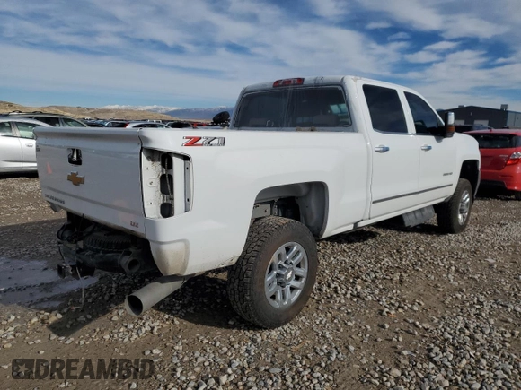 2019 Chevrolet Silverado 3500HD LTZ with VIN 1GC4KXCY3KF254744, listed as a Copart auction lot 79970184 with 101,802 mi miles and Salvage Title. Bid and sale history available at carsss.com. Image 3.