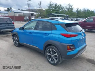 2018 Hyundai Kona Limited with VIN KM8K3CA59JU179785, listed as a IAAI auction lot 41912847 with 77,946 mi miles. Bid and sale history available at carsss.com. Image 3.