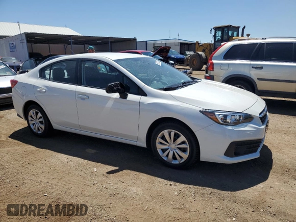 2021 Subaru Impreza with VIN 4S3GKAB66M3601188, listed as a Copart auction lot 61547024 with 37,307 mi miles and Clean Title. Bid and sale history available at carsss.com. Image 4.