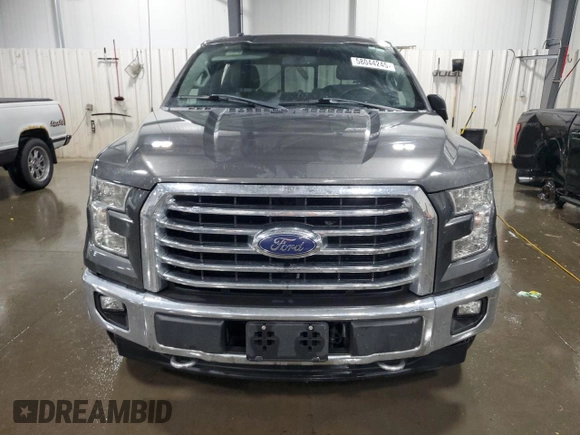 2015 Ford F-150 XLT with VIN 1FTEW1EP4FKE16999, listed as a Copart auction lot 58044245 with 83,362 mi miles and Salvage title. Bid and sale history available at DreamBid. Image 5.