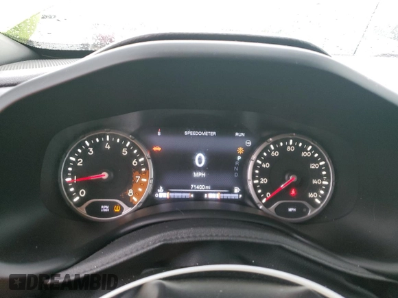 2018 Jeep Renegade Limited with VIN ZACCJADB1JPG74634, listed as a Copart auction lot 55216705 with 71,400 mi miles and Salvage title. Bid and sale history available at DreamBid. Image 9.