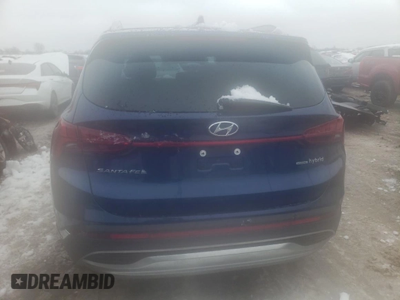 2023 Hyundai Santa Fe Hybrid Limited with VIN 5NMS5DA1XPH006102, listed as a Copart auction lot 37800874 with 14,200 mi miles. Bid and sale history available at carsss.com. Image 6.