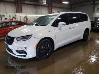 2021 Chrysler Pacifica Hybrid Limited z VIN 2C4RC1S78MR507416, wystawiony jako Copart lot #49096925 z przebiegiem 51 029 mil mil oraz Szkoda całkowita • Salvage title. Historia ofert i sprzedaży dostępna na DreamBid. Obrazek 1.
