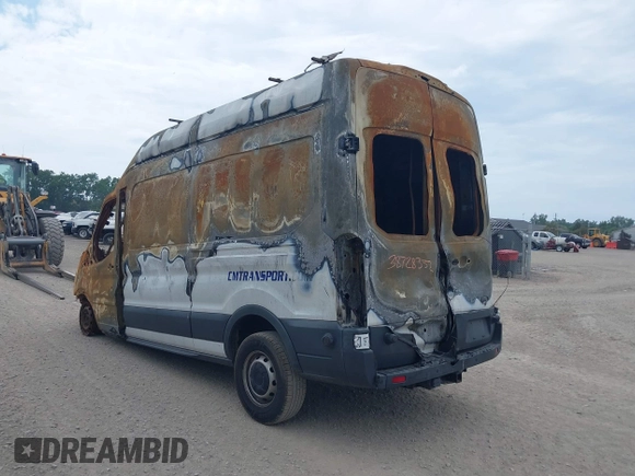 2018 Ford Transit with VIN 1FTYR2XG6JKB40728, listed as a IAAI auction lot 39792647 with Not provided miles and . Bid and sale history available at DreamBid. Image 3.