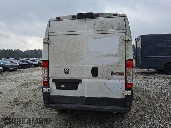 2018 Ram ProMaster Cargo with VIN 3C6URVHG9JE116951, listed as a Copart auction lot 42162025 with Not Provided miles and Clean Title. Bid and sale history available at DreamBid. Image 6.