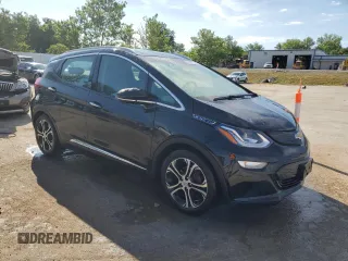 2021 Chevrolet Bolt EV Premier with VIN 1G1FZ6S04M4109942, listed as a Copart auction lot 60393574 with 46,871 mi miles and Salvage title. Bid and sale history available at DreamBid. Image 4.