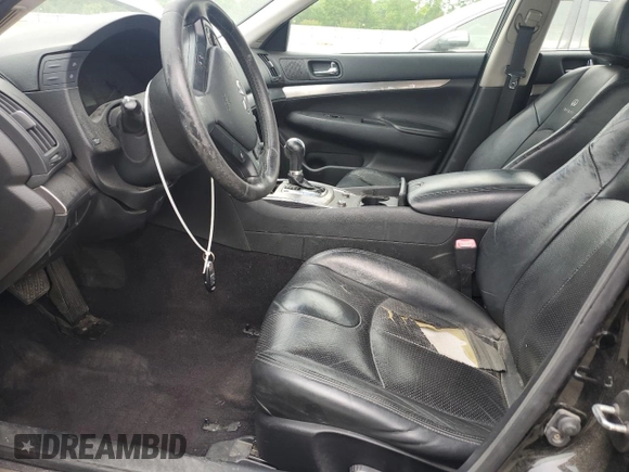 2011 Infiniti G25 Journey z VIN JN1DV6AP9BM604274, wystawiony jako Copart lot #55706665 z przebiegiem 150 703 mil mil oraz Szkoda całkowita • Salvage title. Historia ofert i sprzedaży dostępna na DreamBid. Obrazek 7.
