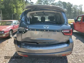 2018 Infiniti QX80 with VIN JN8AZ2ND7J9840781, listed as a Copart auction lot 66780154 with 124,351 mi miles and Salvage Title. Bid and sale history available at carsss.com. Image 6.
