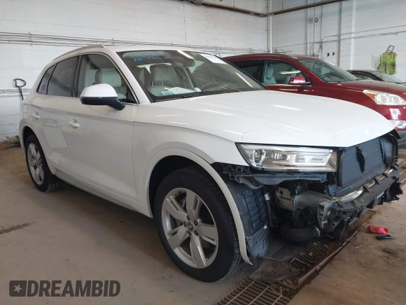 2019 Audi Q5 Premium z VIN WA1ANAFY3K2131756, wystawiony jako IAAI lot #42042739 z przebiegiem 76 332 mil mil oraz . Historia ofert i sprzedaży dostępna na DreamBid. Obrazek 1.