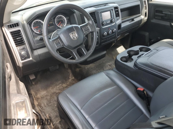 2022 Ram 1500 Tradesman with VIN 3C6JR6DT4NG172298, listed as a Copart auction lot 55274815 with 51,763 mi miles and Salvage title. Bid and sale history available at DreamBid. Image 8.