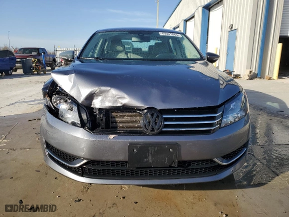 2012 Volkswagen Passat SE with VIN 1VWBH7A31CC108162, listed as a Copart auction lot 49001885 with 104,309 mi miles and Salvage Title. Bid and sale history available at carsss.com. Image 5.
