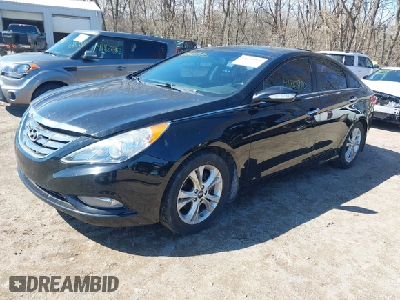 2013 Hyundai Sonata Limited with VIN 5NPEC4AC5DH541163, listed as a IAAI auction lot 41823970 with 117,286 mi miles and . Bid and sale history available at carsss.com. Image 2.