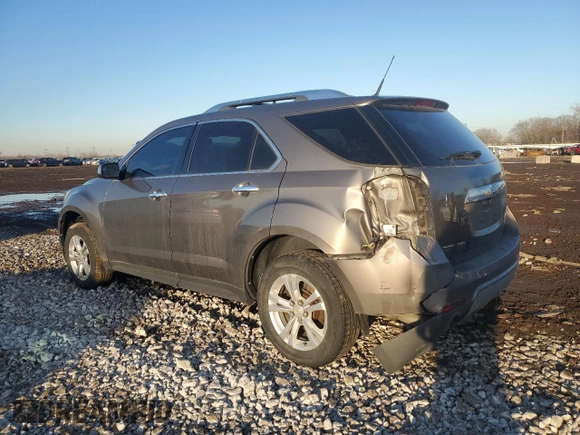 2012 Chevrolet Equinox LTZ with VIN 2GNFLGE57C6211455, listed as a Copart auction lot 46452445 with 145,350 mi miles and Salvage Title. Bid and sale history available at carsss.com. Image 2.