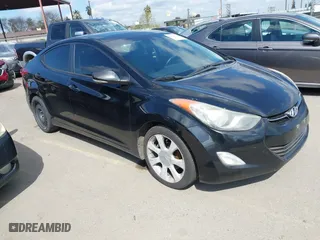 2012 Hyundai Elantra GLS with VIN KMHDH4AEXCU257090, listed as a IAAI auction lot 41755129 with 160,719 mi miles. Bid and sale history available at carsss.com. Image 1.