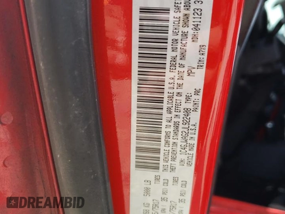 2018 Jeep Wrangler Sport S with VIN 1C4GJWAG2JL922408, listed as a Copart auction lot 49140425 with 62,632 mi miles and Salvage title. Bid and sale history available at DreamBid. Image 15.