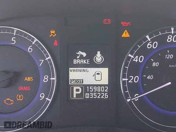 2011 Infiniti EX Journey with VIN JN1AJ0HP4BM801063, listed as a IAAI auction lot 41841520 with 159,802 mi miles. Bid and sale history available at carsss.com. Image 15.