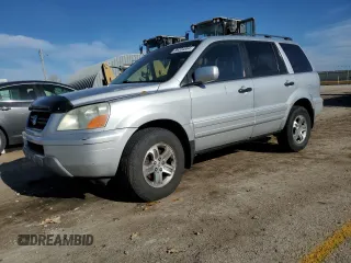 2003 Honda Pilot EX with VIN 2HKYF18493H516086, listed as a Copart auction lot 86204864 with Not Provided miles and Salvage Title. Bid and sale history available at DreamBid. Image 1.