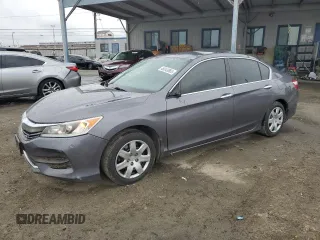 2016 Honda Accord Sedan LX with VIN 1HGCR2F37GA212352, listed as a Copart auction lot 48343865 with 146,320 mi miles and Salvage Title. Bid and sale history available at carsss.com. Image 1.