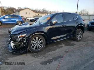2024 Mazda CX-5 2.5 Turbo Signature with VIN JM3KFBXY2R0370126, listed as a Copart auction lot 81354404 with 0 mi miles and Salvage Title. Bid and sale history available at carsss.com. Image 1.