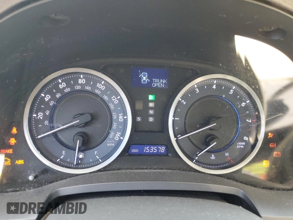 2012 Lexus IS 350 with VIN JTHBE5C28C5028963, listed as a Copart auction lot 62705175 with 153,578 mi miles and Salvage title. Bid and sale history available at DreamBid. Image 9.