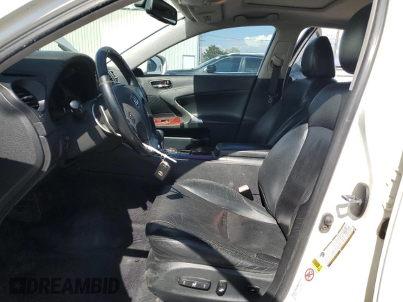 2006 Lexus IS 250 with VIN JTHCK262365001777, listed as a Copart auction lot 54920705 with 177,803 mi miles and Salvage title. Bid and sale history available at DreamBid. Image 7.
