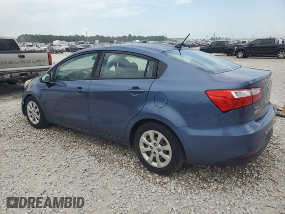 2016 Kia Rio LX with VIN KNADM4A35G6686434, listed as a Copart auction lot 66937954 with 62,418 mi miles and Salvage Title. Bid and sale history available at DreamBid. Image 2.