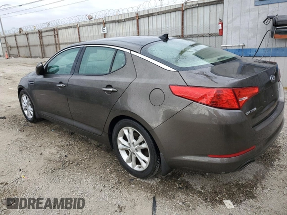 2013 Kia Optima EX with VIN 5XXGN4A77DG199460, listed as a Copart auction lot 53984215 with 78,612 mi miles and Salvage Title. Bid and sale history available at carsss.com. Image 2.