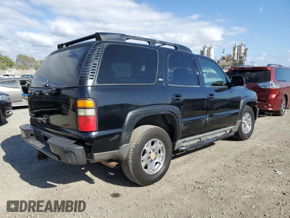 2006 Chevrolet Tahoe Z71 z VIN 1GNEK13T96R124128, wystawiony jako Copart lot #54709055 z przebiegiem 233 655 mil mil oraz Szkoda całkowita • Salvage title. Historia ofert i sprzedaży dostępna na DreamBid. Obrazek 3.
