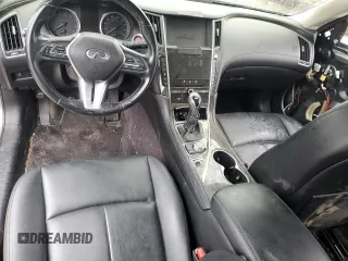 2019 Infiniti Q50 Luxe with VIN JN1EV7AR2KM558377, listed as a Copart auction lot 78653744 with 133,762 mi miles and Salvage Title. Bid and sale history available at DreamBid. Image 8.