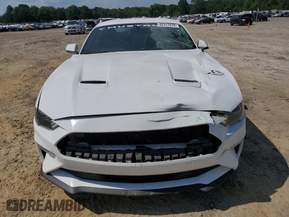 2019 Ford Mustang EcoBoost with VIN 1FA6P8TH5K5132186, listed as a Copart auction lot 62317015 with 97,816 mi miles and Salvage title. Bid and sale history available at DreamBid. Image 5.