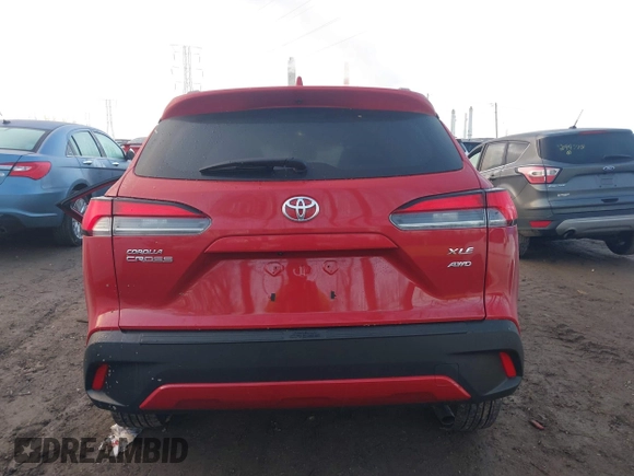 2023 Toyota Corolla Cross XLE with VIN 7MUDAABG0PV075695, listed as a IAAI auction lot 41170086 with 5,789 mi miles and . Bid and sale history available at DreamBid. Image 17.