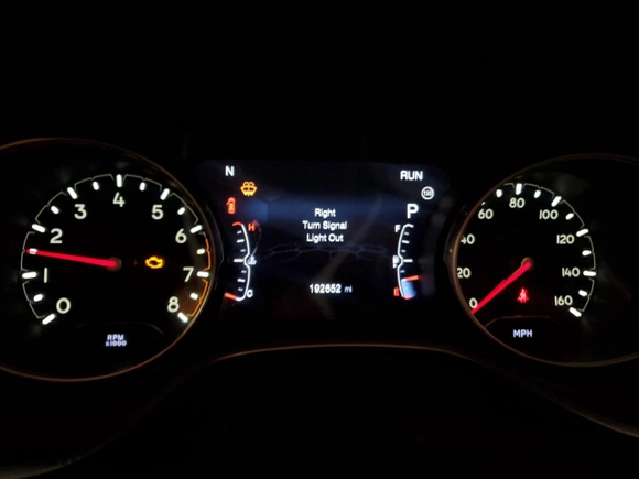 2018 Jeep Compass Sport with VIN 3C4NJCAB5JT133880, listed as a Copart auction lot 49858115 with 192,652 mi miles and Salvage Title. Bid and sale history available at carsss.com. Image 9.