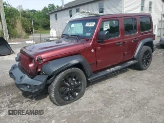 2021 Jeep Wrangler Unlimited Sport S z VIN 1C4HJXDGXMW785601, wystawiony jako Copart lot #57342445 z przebiegiem 57 147 mil mil oraz Szkoda całkowita • Salvage title. Historia ofert i sprzedaży dostępna na DreamBid. Obrazek 1.