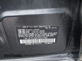 2016 Subaru Impreza z VIN JF1GJAA63GG022988, wystawiony jako IAAI lot #41555144 z przebiegiem 187 995 mil mil oraz . Historia ofert i sprzedaży dostępna na DreamBid. Obrazek 9.